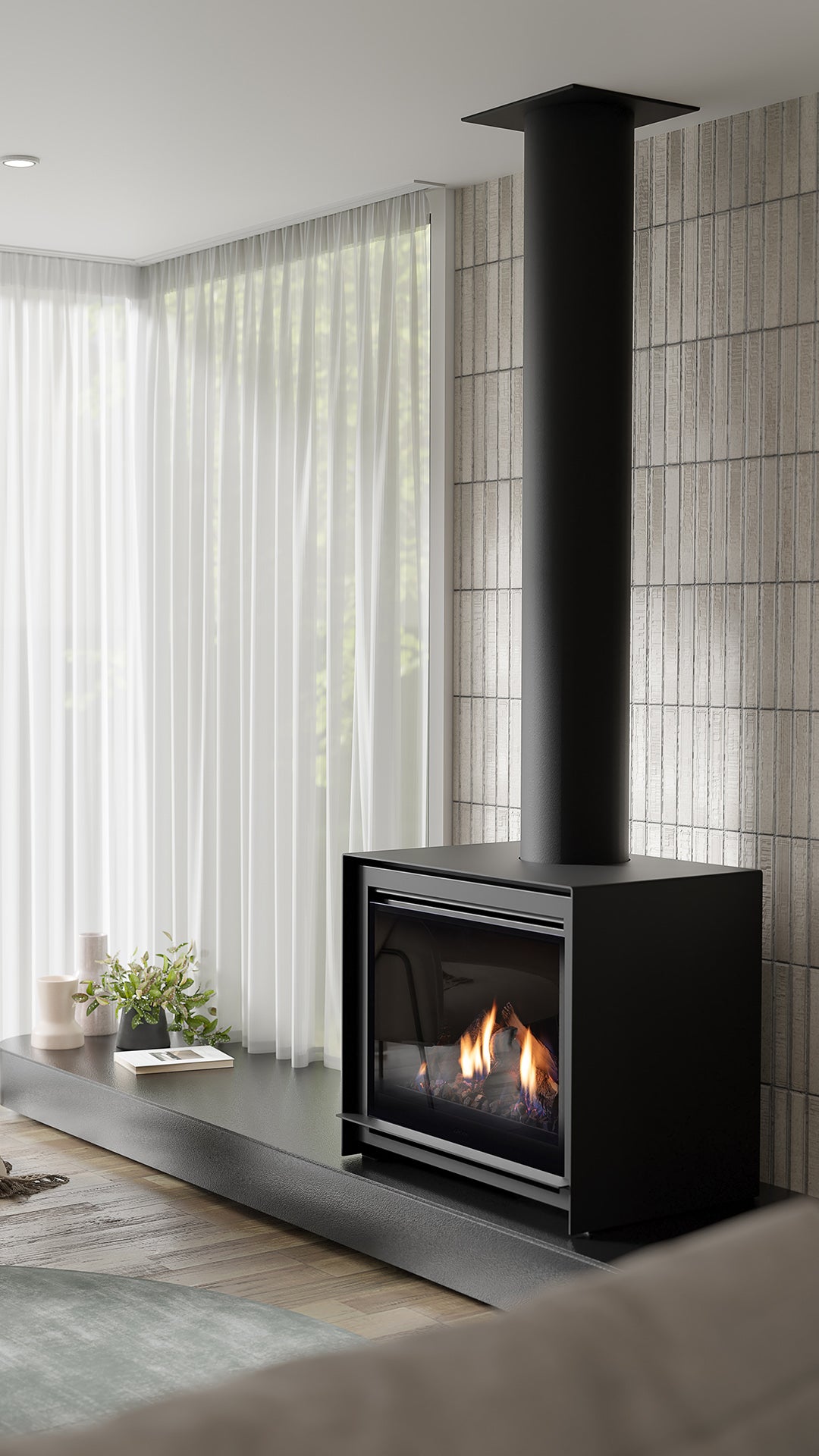 Escea DFS740 Freestanding Gas Fireplace